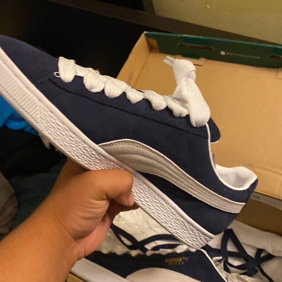Puma Suedes | Navy Blue | size 11 - Picture 4 of 4